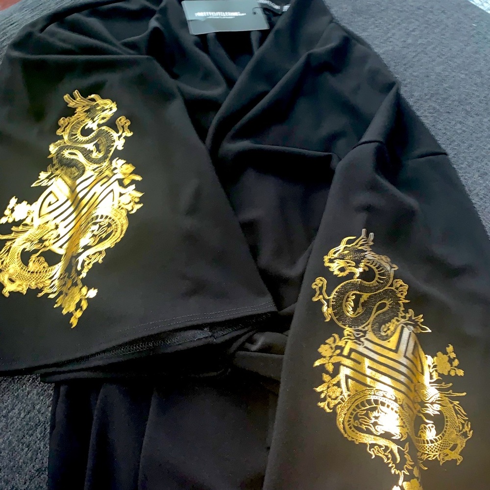 Black Oriental Play Suit